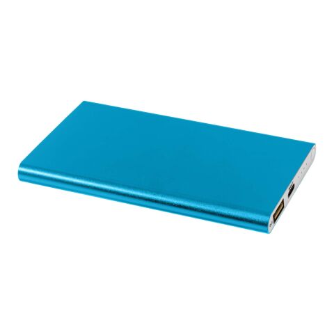 Batería externa de aluminio 4000&nbsp;mAh "Pep" Azul claro