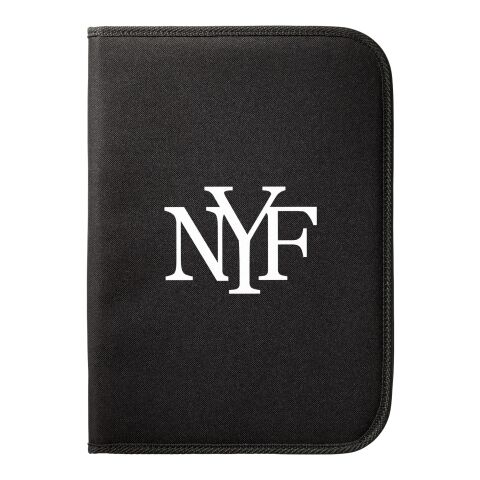 Portafolios A4 con cremallera Berkeley Estándar | negro | sin montaje de publicidad | no disponible | no disponible | no disponible