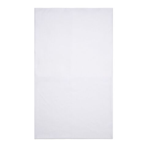 Bufanda versátil en sublimación, capa de polar y dobladillo &quot;Lara&quot; blanco | sin montaje de publicidad | no disponible | no disponible