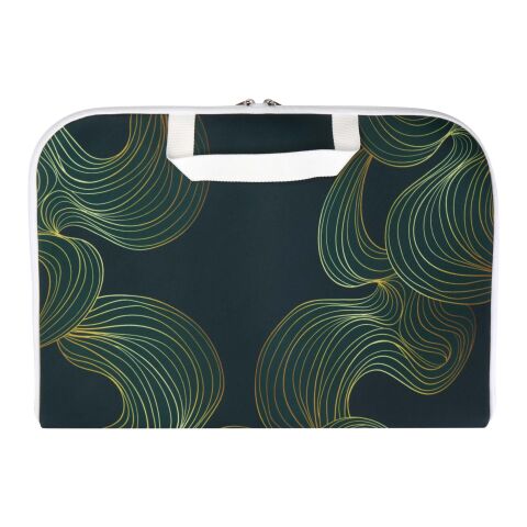 Funda para portátil Mylo de 17" con estampado por sublimación blanco