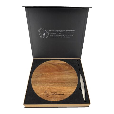 Set de tabla de cortar de madera y cuchillo &quot;SCX.design K03&quot; Natural | sin montaje de publicidad | no disponible | no disponible