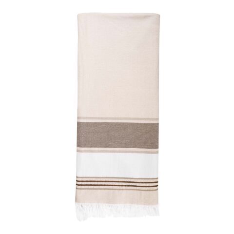 Fouta de 100 × 170&nbsp;cm "Citizen Green Marina" Beige | sin montaje de publicidad | no disponible | no disponible