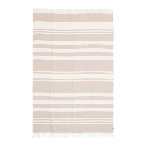 Fouta de hammam de algodón orgánico Citizen Green Axeline Beige