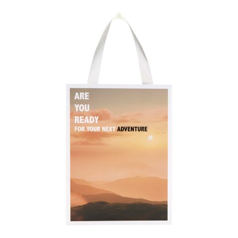 Bolsa de papel Smartfold de 230 g/m² con asas de cinta y laminado mate - 24 x 10 x 32 cm blanco