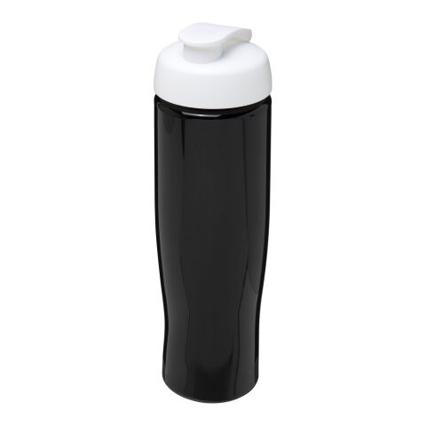 Bidón deportivo con Tapa Flip de 700 ml H2O Tempo® Negro intenso-Blanco | sin montaje de publicidad | no disponible | no disponible