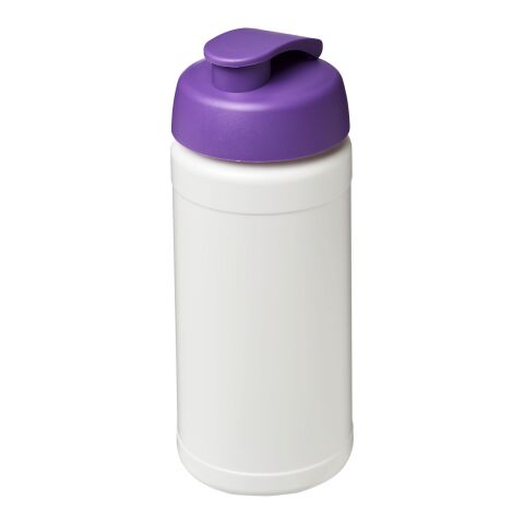 Bidón deportivo con Tapa Flip de 500 ml Baseline™ Plus Transparente claro-Morado | sin montaje de publicidad | no disponible | no disponible