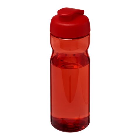 Bidón deportivo con tapa Flip de 650 ml &quot;H2O Eco&quot; Rojo-Rojo | sin montaje de publicidad | no disponible | no disponible