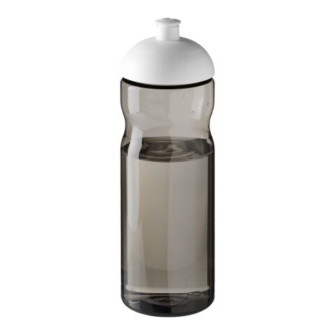 Bidón deportivo con tapa Dome de 650&nbsp;ml "H2O Eco" Carbón-Blanco | sin montaje de publicidad | no disponible | no disponible