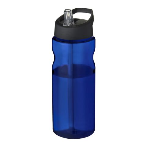 Bidón deportivo con boquilla de 650 ml &quot;H2O Eco&quot; Azul-Negro intenso | sin montaje de publicidad | no disponible | no disponible