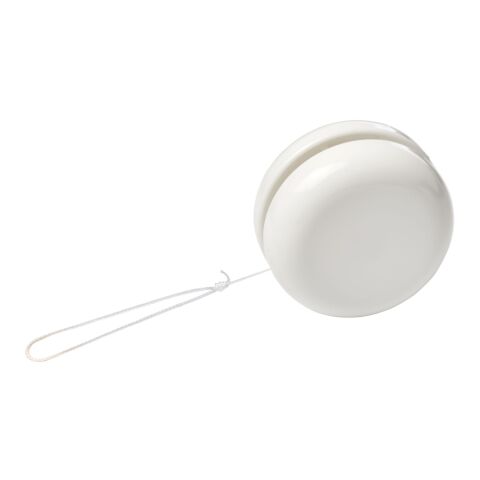 Yoyó de material reciclado &quot;Garo&quot; blanco | sin montaje de publicidad | no disponible | no disponible