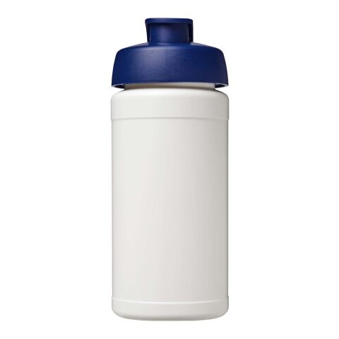 Bidón deportivo con tapa abatible de 500 ml &quot;Baseline Rise&quot; Transparente claro-Azul | sin montaje de publicidad | no disponible | no disponible