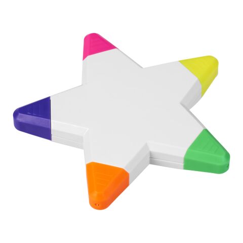 Marcador fluorescente &quot;Solvig&quot; Estándar | blanco | sin montaje de publicidad | no disponible | no disponible