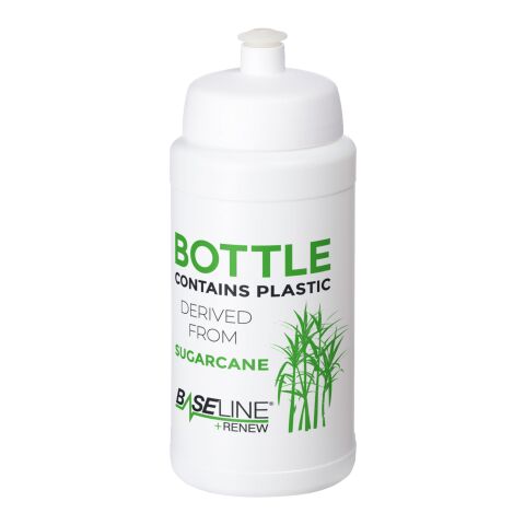 Bidón deportivo de 500&nbsp;ml "Baseline Plus Renew" Blanco | sin montaje de publicidad | no disponible | no disponible