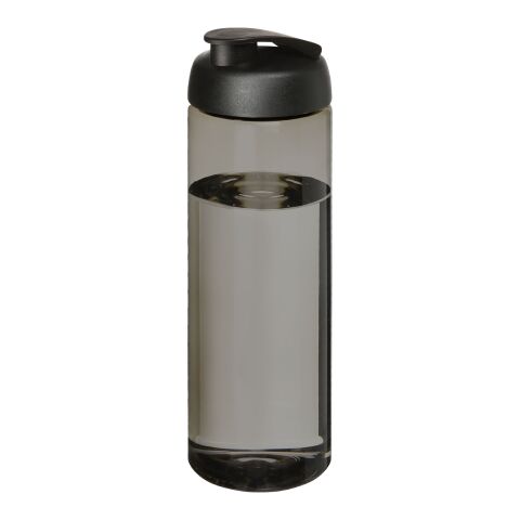 Bidón deportivo con tapa Flip de 850 ml &quot;H2O Active® Eco Vibe&quot; Carbón-Negro intenso | Impresión Digital | envolvente | 230 mm x 180 mm