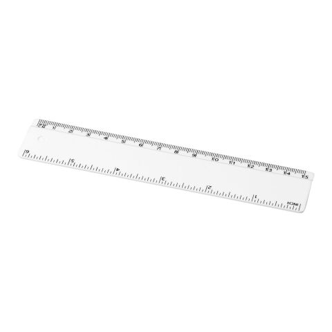 Regla de plástico de 15 cm Renzo Blanco | sin montaje de publicidad | no disponible | no disponible
