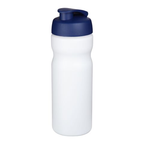 Bidón deportivo con tapa Flip de 650 ml &quot;Baseline® Plus&quot; Transparente-Azul | sin montaje de publicidad | no disponible | no disponible