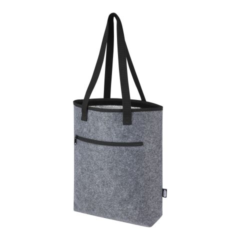 Bolsa Tote isotérmica de fieltro reciclado GRS de 12 L &quot;Felta&quot; Estándar | Gris | sin montaje de publicidad | no disponible | no disponible | no disponible
