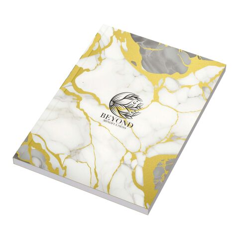 Libreta A5 de tapa blanda metalizada - 100 hojas "Novella Austen" Dorado | sin montaje de publicidad | no disponible | no disponible