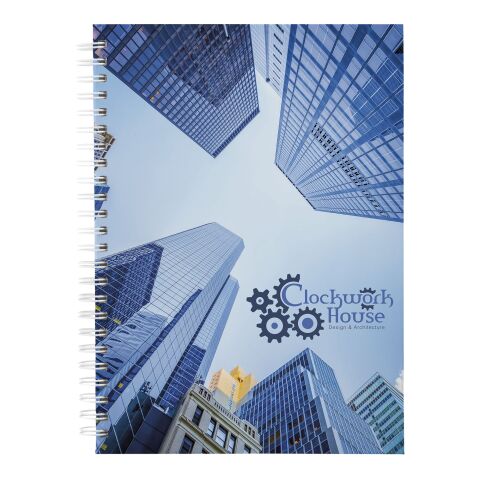 Cuaderno A5 Wire-o y tapa dura blanco | sin montaje de publicidad | no disponible | no disponible