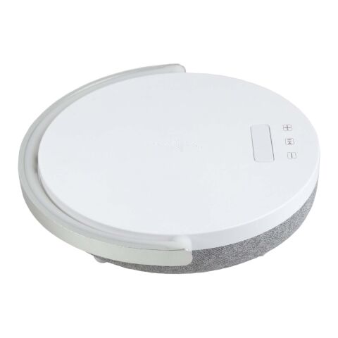 Altavoz Bluetooth® 4 en 1 de 10 W con luz LED y base de carga inalámbrica &quot;Prixton&quot; Estándar | blanco | sin montaje de publicidad | no disponible | no disponible