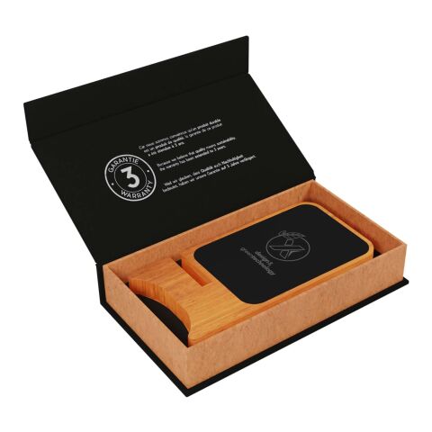 Cargador inalámbrico de madera de 10 W luminoso &quot;SCX.design W16&quot; Estándar | Madera | sin montaje de publicidad | no disponible | no disponible