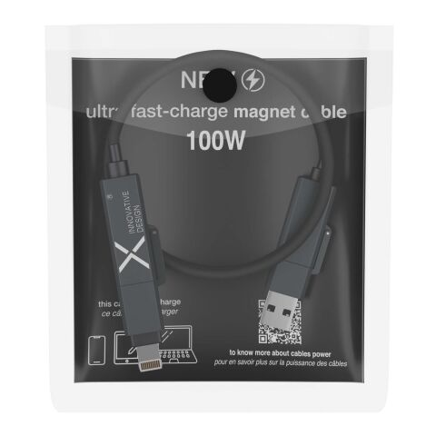 Cable de carga de silicona magnético de 100&nbsp;W "SCX.design C59" Estándar | Negro intenso | sin montaje de publicidad | no disponible | no disponible
