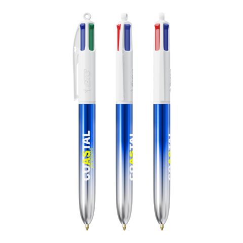BIC® 4 Colours® Bicolor azul/ plata