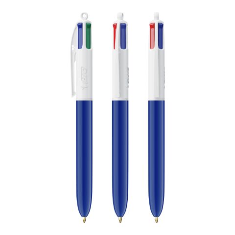 BIC® 4 Colours bolígrafo Blanco-Blanco-azul marino