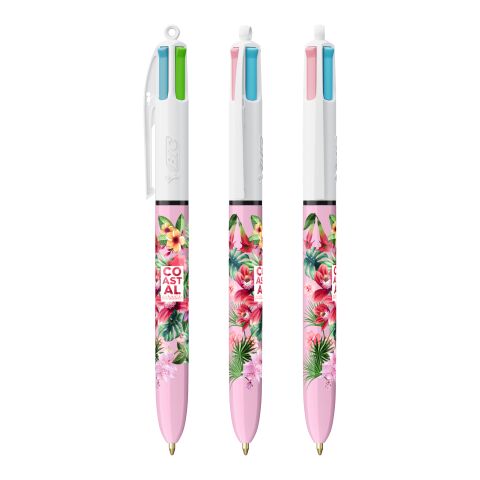 BIC® 4 Colours Fashion bolígrafo Blanco-Púrpura pastel | no disponible