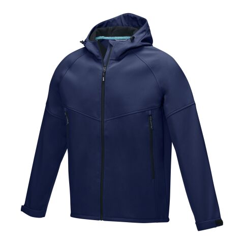 Chaqueta softshell reciclada para hombre &quot;Coltan&quot; Estándar | Azul profundo | L | sin montaje de publicidad | no disponible | no disponible | no disponible