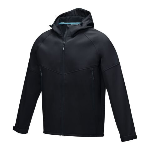 Chaqueta softshell reciclada para hombre "Coltan" Estándar | Negro intenso | L | sin montaje de publicidad | no disponible | no disponible | no disponible