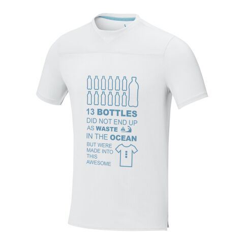 Camiseta Cool fit de manga corta para hombre en GRS reciclado &quot;Borax&quot; Estándar | Blanco | XS | sin montaje de publicidad | no disponible | no disponible | no disponible