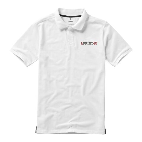 Polo de manga corta "Calgary" Blanco | XL