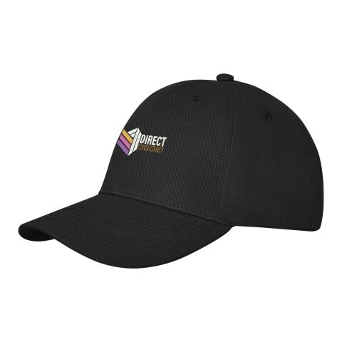 Gorra de 6 paneles &quot;Davis&quot; Estándar | Negro | sin montaje de publicidad | no disponible | no disponible | no disponible