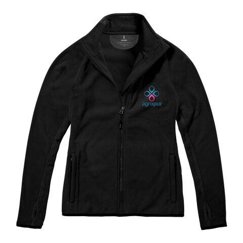 Chaqueta de microfibra con cremallera completa para mujer "Brossard" Estándar | Negro intenso | S | sin montaje de publicidad | no disponible | no disponible | no disponible