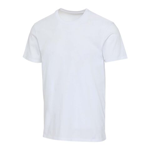 Camiseta orgánica de 160 g/m² con certificado OCS de manga corta unisex "Azurite" Estándar | Blanco | M | sin montaje de publicidad | no disponible | no disponible | no disponible