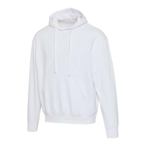 Sudadera oversize con capucha unisex orgánica con certificado OCS de 280 g/m2 "Boris" Estándar | Blanco | XXS | sin montaje de publicidad | no disponible | no disponible | no disponible