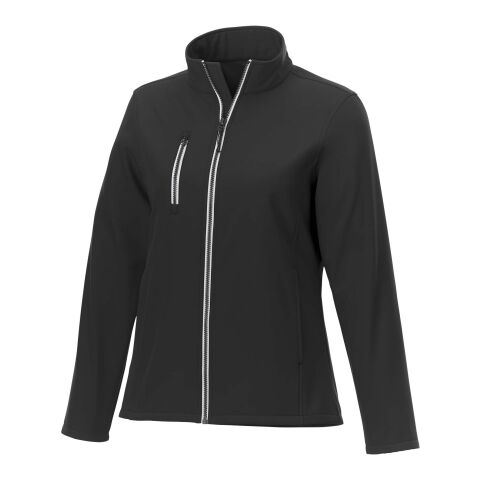 Chaqueta softshell reciclada GRS para mujer de Orion Negro intenso | XS