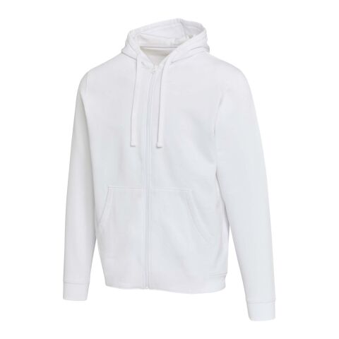 Sudadera con capucha de 280 g/m² unisex orgánica reciclada con certificado OCS "Jasper" Estándar | Blanco | XXS | sin montaje de publicidad | no disponible | no disponible | no disponible