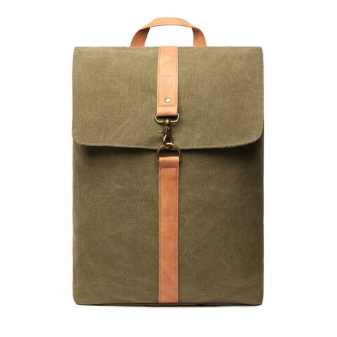 VINGA Mochila de lona Bosler verde | sin montaje de publicidad | no disponible | no disponible