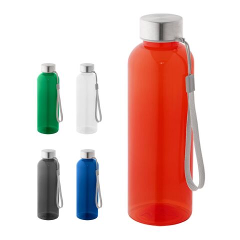 ENDERS M. Botella 100% rPET con acabado translúcido brillante 600 ml Negro | sin montaje de publicidad