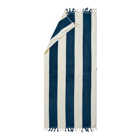 Toalla de playa VINGA Valmer azul-blanco | sin montaje de publicidad | no disponible | no disponible | no disponible