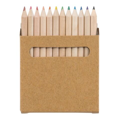 COLOURED. Caja con 12 lápices de color Beige | sin montaje de publicidad