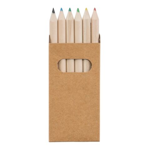 BIRD. Caja con 6 lápices de color Beige | sin montaje de publicidad