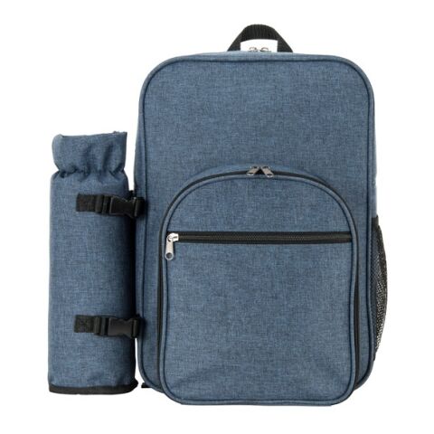 WHITSUNDAY. Mochila nevera para pícnic de poliéster reciclado de alta densidad 600D Azul | sin montaje de publicidad