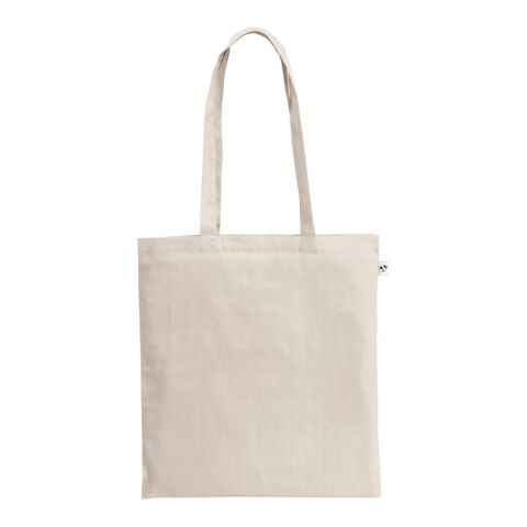 SVANETI. Bolsa de algodón reciclado (70%) y poliéster (30% rPET) (150 g/m²) Beige | sin montaje de publicidad