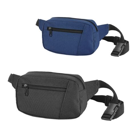 LAGOS. Riñonera 600D Negro | sin montaje de publicidad