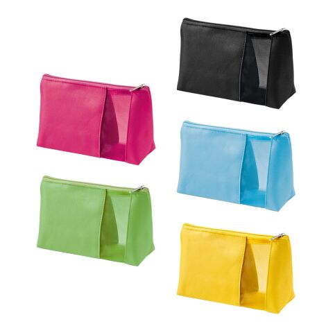 ANNIE. Neceser de microfibra y malla Rosa | sin montaje de publicidad