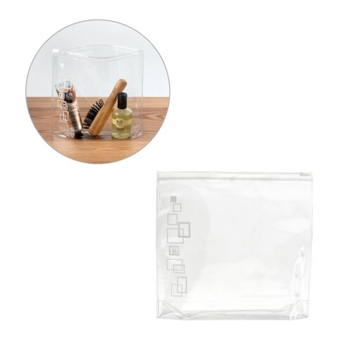 VALENTINA. Neceser hermético de PVC Blanco | sin montaje de publicidad