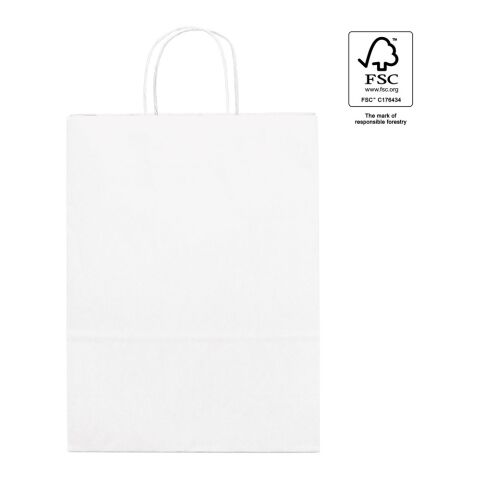 CITADEL. Bolsa de papel kraft (90 g/m²) Blanco | sin montaje de publicidad